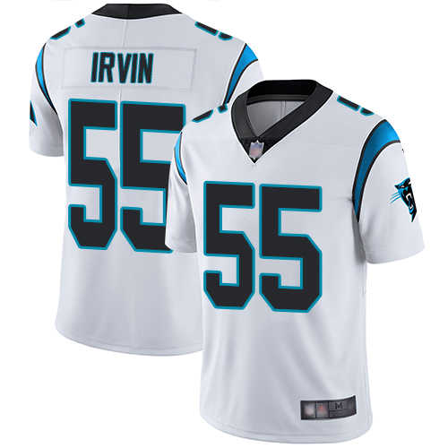 Panthers #55 Bruce Irvin White Men's Stitched Football Vapor Untouchable Limited Jersey Panthers #55 Bruce Irvin White Men's Stitched Football Vapor Untouchable Limited Jersey