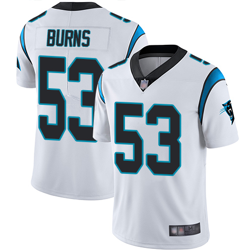 Panthers #53 Brian Burns White Men's Stitched Football Vapor Untouchable Limited Jersey Panthers #53 Brian Burns White Men's Stitched Football Vapor Untouchable Limited Jersey