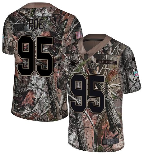 Nike Panthers #95 Dontari Poe Camo Men's Stitched NFL Limited Rush Realtree Jersey Nike Panthers #95 Dontari Poe Camo Men's Stitched NFL Limited Rush Realtree Jersey