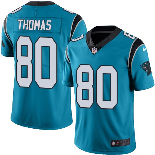 Nike Panthers 80 Ian Thomas Blue Vapor Untouchable Limited Jersey Nike Panthers 80 Ian Thomas Blue Vapor Untouchable Limited Jersey