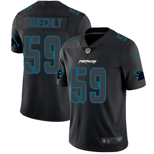 Nike Panthers #59 Luke Kuechly Black Men's Stitched NFL Limited Rush Impact Jersey Nike Panthers #59 Luke Kuechly Black Men's Stitched NFL Limited Rush Impact Jersey