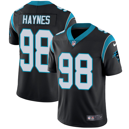 Nike Panthers #98 Marquis Haynes Black Team Color Men's Stitched NFL Vapor Untouchable Limited Jersey Nike Panthers #98 Marquis Haynes Black Team Color Men's Stitched NFL Vapor Untouchable Limited Jersey