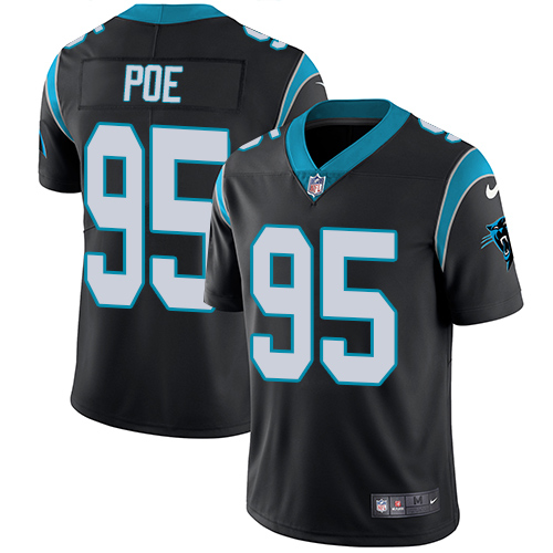 Nike Panthers #95 Dontari Poe Black Team Color Men's Stitched NFL Vapor Untouchable Limited Jersey Nike Panthers #95 Dontari Poe Black Team Color Men's Stitched NFL Vapor Untouchable Limited Jersey