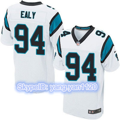 Nike Panthers #94 Kony Ealy White Men's Stitched NFL Elite Jersey Nike Panthers #94 Kony Ealy White Men's Stitched NFL Elite Jersey