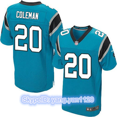 Nike Panthers #20 Kurt Coleman Blue Alternate Men's Stitched NFL Elite Jersey