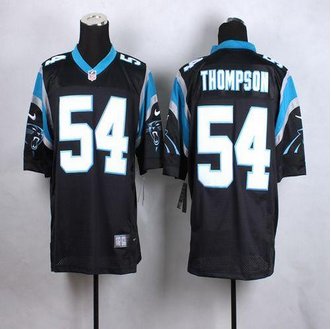 New Carolina Panthers #54 Shaq Thompson Black Team Color Men's Stitched NFL Elite jersey