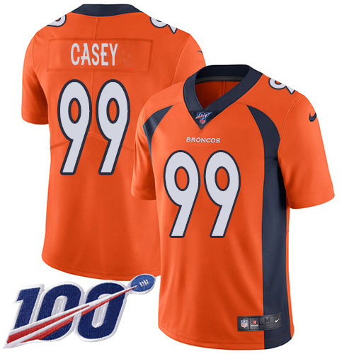 Nike Broncos #99 Jurrell Casey Orange Team Color Men's Stitched NFL 100th Season Vapor Untouchable Limited Jersey Nike Broncos #99 Jurrell Casey Orange Team Color Men's Stitched NFL 100th Season Vapor Untouchable Limited Jersey