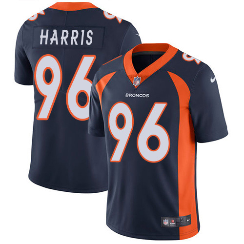Nike Broncos #96 Shelby Harris Navy Blue Alternate Men's Stitched NFL Vapor Untouchable Limited Jersey Nike Broncos #96 Shelby Harris Navy Blue Alternate Men's Stitched NFL Vapor Untouchable Limited Jersey