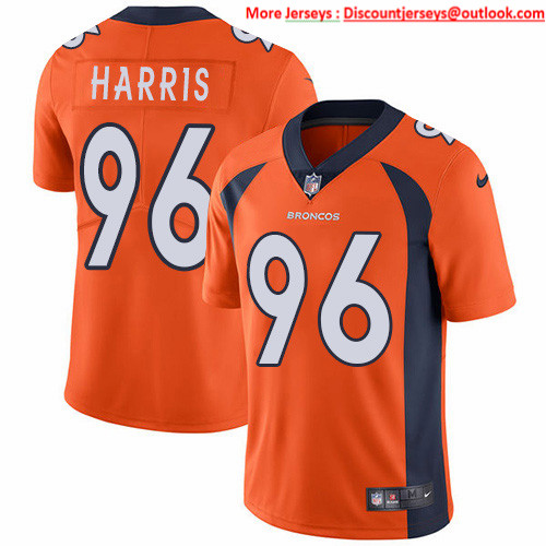 Nike Broncos #96 Shelby Harris Orange Team Color Men's Stitched NFL Vapor Untouchable Limited Jersey Nike Broncos #96 Shelby Harris Orange Team Color Men's Stitched NFL Vapor Untouchable Limited Jersey