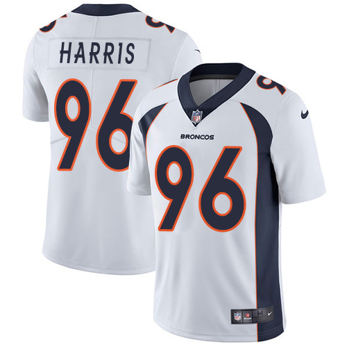 Nike Broncos #96 Shelby Harris White Men's Stitched NFL Vapor Untouchable Limited Jersey Nike Broncos #96 Shelby Harris White Men's Stitched NFL Vapor Untouchable Limited Jersey