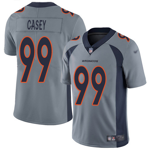 Nike Broncos #99 Jurrell Casey Gray Men's Stitched NFL Limited Inverted Legend Jersey Nike Broncos #99 Jurrell Casey Gray Men's Stitched NFL Limited Inverted Legend Jersey