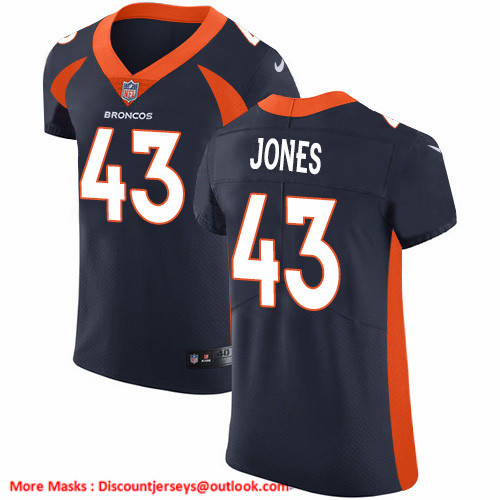 Nike Broncos #43 Joe Jones Navy Blue Alternate Men's Stitched NFL New Elite Jersey Nike Broncos #43 Joe Jones Navy Blue Alternate Men's Stitched NFL New Elite Jersey