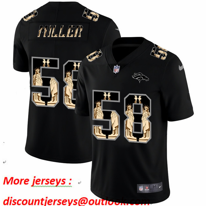 Nike Broncos 58 Von Miller Black Statue Of Liberty Limited Jersey Nike Broncos 58 Von Miller Black Statue Of Liberty Limited Jersey