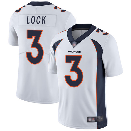Broncos #3 Drew Lock White Men's Stitched Football Vapor Untouchable Limited Jersey Broncos #3 Drew Lock White Men's Stitched Football Vapor Untouchable Limited Jersey