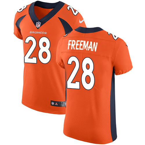 Nike Broncos #28 Royce Freeman Orange Team Color Men's Stitched NFL Vapor Untouchable Elite Jersey Nike Broncos #28 Royce Freeman Orange Team Color Men's Stitched NFL Vapor Untouchable Elite Jersey