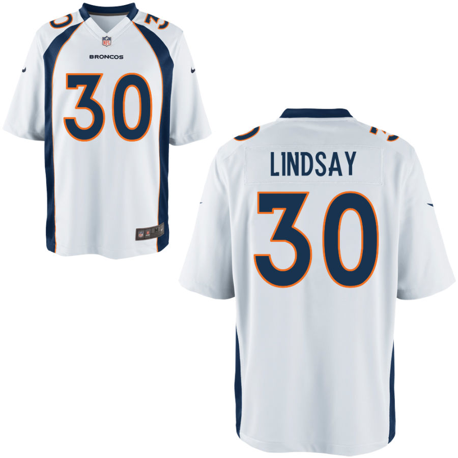 Nike Broncos 30 Phillip Lindsay White Elite Jersey Nike Broncos 30 Phillip Lindsay White Elite Jersey