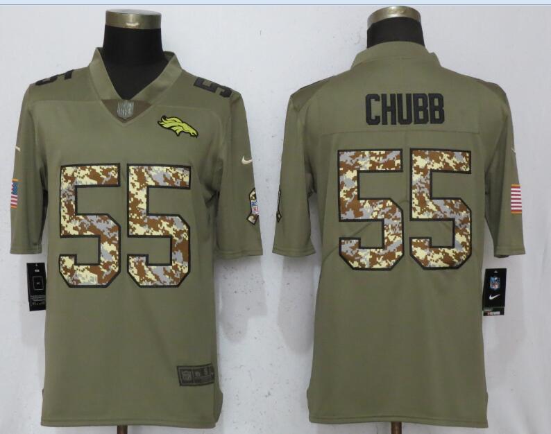 Nike Broncos 55 Bradley Chubb Olive Camo Salute To Service Limited Jersey Nike Broncos 55 Bradley Chubb Olive Camo Salute To Service Limited Jersey