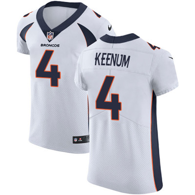 Nike Broncos #4 Case Keenum White Men's Stitched NFL Vapor Untouchable Elite Jersey Nike Broncos #4 Case Keenum White Men's Stitched NFL Vapor Untouchable Elite Jersey