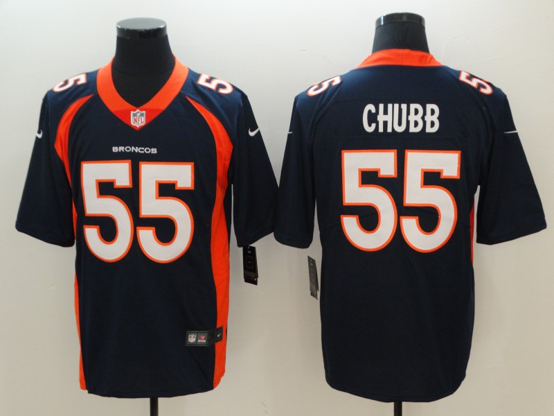 Nike Broncos #55 Bradley Chubb Navy Vapor Untouchable Limited Jersey Nike Broncos #55 Bradley Chubb Navy Vapor Untouchable Limited Jersey