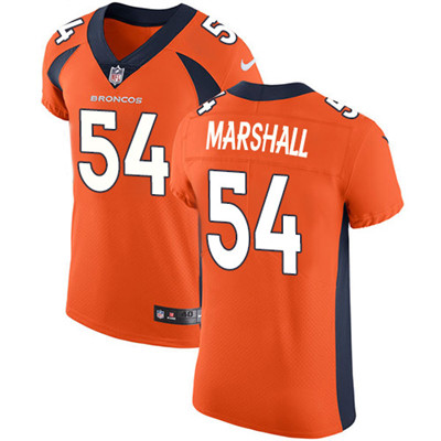 Nike Broncos #54 Brandon Marshall Orange Team Color Men's Stitched NFL Vapor Untouchable Elite Jersey Nike Broncos #54 Brandon Marshall Orange Team Color Men's Stitched NFL Vapor Untouchable Elite Jersey