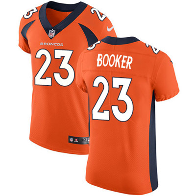Nike Broncos #23 Devontae Booker Orange Team Color Men's Stitched NFL Vapor Untouchable Elite Jersey Nike Broncos #23 Devontae Booker Orange Team Color Men's Stitched NFL Vapor Untouchable Elite Jersey