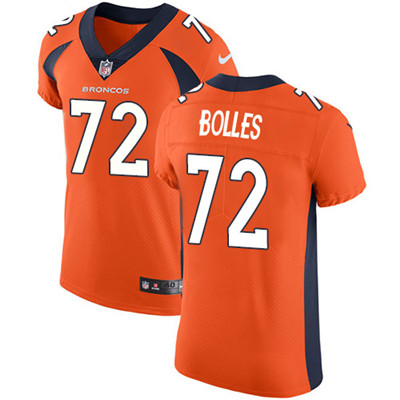 Nike Broncos #72 Garett Bolles Orange Team Color Men's Stitched NFL Vapor Untouchable Elite Jersey Nike Broncos #72 Garett Bolles Orange Team Color Men's Stitched NFL Vapor Untouchable Elite Jersey