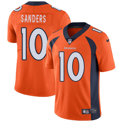 Nike Broncos #10 Emmanuel Sanders Orange Team Color Men's Stitched NFL Vapor Untouchable Limited Jersey Nike Broncos #10 Emmanuel Sanders Orange Team Color Men's Stitched NFL Vapor Untouchable Limited Jersey