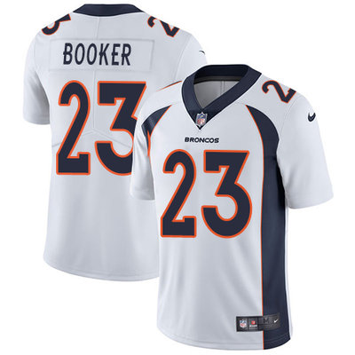 Nike Broncos #23 Devontae Booker White Men's Stitched NFL Vapor Untouchable Limited Jersey Nike Broncos #23 Devontae Booker White Men's Stitched NFL Vapor Untouchable Limited Jersey