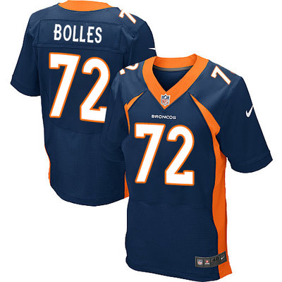 Nike Broncos #72 Garett Bolles Navy Blue Alternate Men's Stitched NFL New Elite Jersey Nike Broncos #72 Garett Bolles Navy Blue Alternate Men's Stitched NFL New Elite Jersey