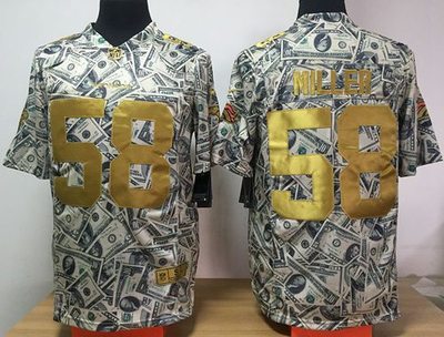 Nike Broncos #58 Von Miller Dollar Fashion Men's Stitched NFL Elite Jersey Nike Broncos #58 Von Miller Dollar Fashion Men's Stitched NFL Elite Jersey