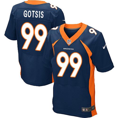 Nike Broncos #99 Adam Gotsis Navy Blue Alternate Men's Stitched NFL New Elite Jersey Nike Broncos #99 Adam Gotsis Navy Blue Alternate Men's Stitched NFL New Elite Jersey