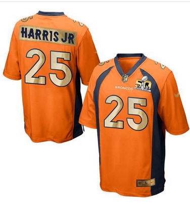Nike Broncos #25 Chris Harris Jr Orange Team Color Men's Stitched NFL Game Super Bowl 50 Collection Jersey Nike Broncos #25 Chris Harris Jr Orange Team Color Men's Stitched NFL Game Super Bowl 50 Collection Jersey