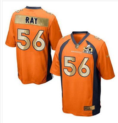 Nike Broncos #56 Shane Ray Orange Team Color Men's Stitched NFL Game Super Bowl 50 Collection Jersey Nike Broncos #56 Shane Ray Orange Team Color Men's Stitched NFL Game Super Bowl 50 Collection Jersey