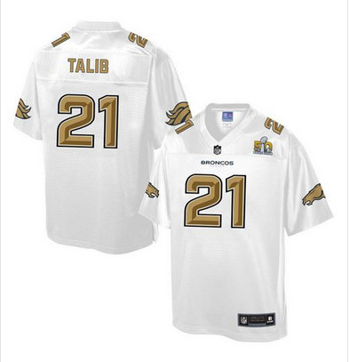 Nike Broncos #21 Aqib Talib White Men's NFL Pro Line Super Bowl 50 Fashion Game Jersey Nike Broncos #21 Aqib Talib White Men's NFL Pro Line Super Bowl 50 Fashion Game Jersey