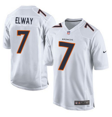 Nike Broncos #7 John Elway White Men's Stitched NFL Game Event Jersey Nike Broncos #7 John Elway White Men's Stitched NFL Game Event Jersey