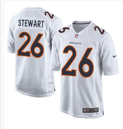 Nike Broncos #26 Darian Stewart White Men's Stitched NFL Game Event Jersey Nike Broncos #26 Darian Stewart White Men's Stitched NFL Game Event Jersey