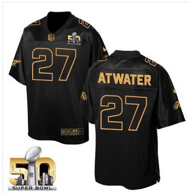 Nike Broncos #27 Steve Atwater Black Super Bowl 50 Men's Stitched NFL Elite Pro Line Gold Collection Jersey Nike Broncos #27 Steve Atwater Black Super Bowl 50 Men's Stitched NFL Elite Pro Line Gold Collection Jersey