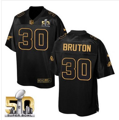 Nike Broncos #30 David Bruton Black Super Bowl 50 Men's Stitched NFL Elite Pro Line Gold Collection Jersey Nike Broncos #30 David Bruton Black Super Bowl 50 Men's Stitched NFL Elite Pro Line Gold Collection Jersey