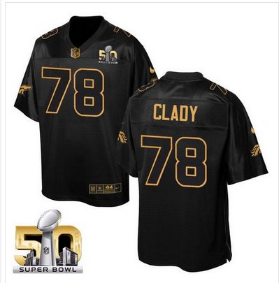 Nike Broncos #78 Ryan Clady Black Super Bowl 50 Men's Stitched NFL Elite Pro Line Gold Collection Jersey Nike Broncos #78 Ryan Clady Black Super Bowl 50 Men's Stitched NFL Elite Pro Line Gold Collection Jersey