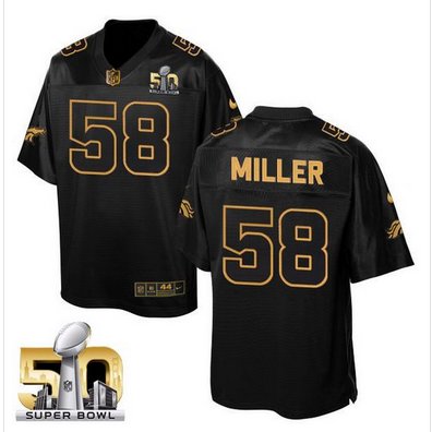 Nike Broncos #58 Von Miller Black Super Bowl 50 Men's Stitched NFL Elite Pro Line Gold Collection Jersey Nike Broncos #58 Von Miller Black Super Bowl 50 Men's Stitched NFL Elite Pro Line Gold Collection Jersey