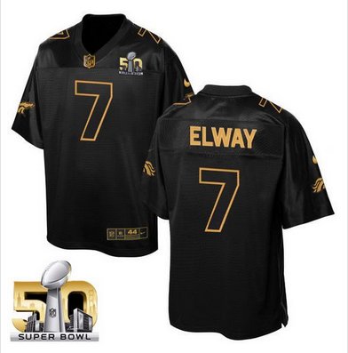 Nike Broncos #7 John Elway Black Super Bowl 50 Men's Stitched NFL Elite Pro Line Gold Collection Jersey Nike Broncos #7 John Elway Black Super Bowl 50 Men's Stitched NFL Elite Pro Line Gold Collection Jersey