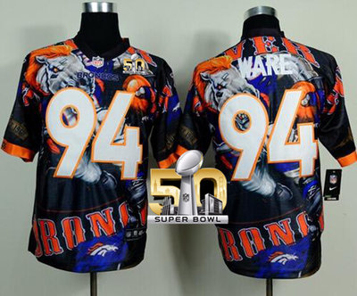 Nike Broncos #94 DeMarcus Ware Team Color Super Bowl 50 Men's Stitched NFL Elite Fanatical Version Jersey Nike Broncos #94 DeMarcus Ware Team Color Super Bowl 50 Men's Stitched NFL Elite Fanatical Version Jersey