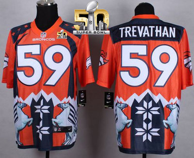 Nike Broncos #59 Danny Trevathan Orange Super Bowl 50 Men's Stitched NFL Elite Noble Fashion Jersey Nike Broncos #59 Danny Trevathan Orange Super Bowl 50 Men's Stitched NFL Elite Noble Fashion Jersey
