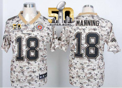 Nike Broncos #18 Peyton Manning Camo USMC Super Bowl 50 Men's Stitched NFL Elite Jersey Nike Broncos #18 Peyton Manning Camo USMC Super Bowl 50 Men's Stitched NFL Elite Jersey