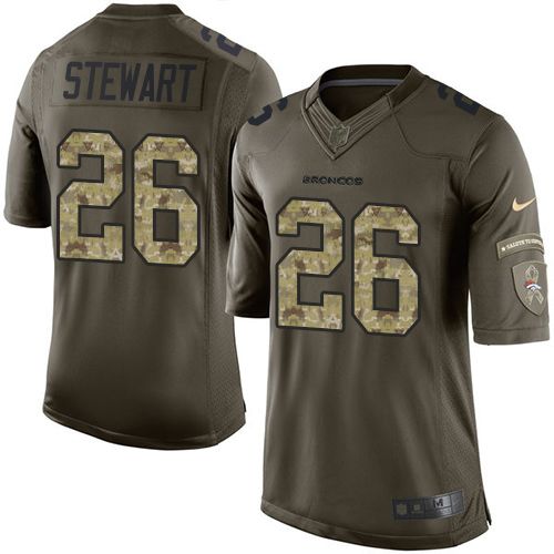 Nike Broncos #26 Darian Stewart Green Men's Stitched NFL Limited Salute To Service Jersey Nike Broncos #26 Darian Stewart Green Men's Stitched NFL Limited Salute To Service Jersey