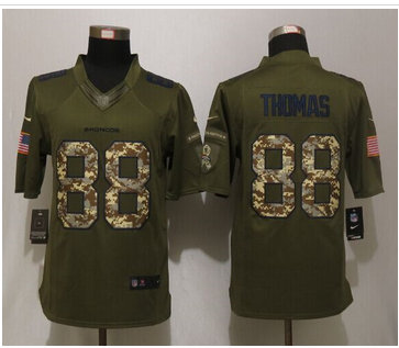 Nike Denver Broncos #88 Demaryius Thomas Green Salute To Service Limited Jersey Nike Denver Broncos #88 Demaryius Thomas Green Salute To Service Limited Jersey