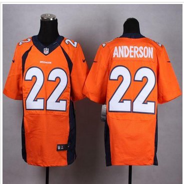 NEW Broncos #22 C.J. Anderson Orange Team Color Men's Stitched NFL New Elite Jersey NEW Broncos #22 C.J. Anderson Orange Team Color Men's Stitched NFL New Elite Jersey