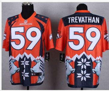 NEW Denver Broncos #59 Danny Trevathan Orange NFL Elite Noble Fashion Jersey NEW Denver Broncos #59 Danny Trevathan Orange NFL Elite Noble Fashion Jersey