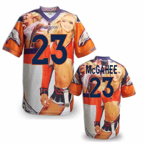 New Denver Broncos #23 McGahee Color NFL Elite Fanatical Version Jerseys New Denver Broncos #23 McGahee Color NFL Elite Fanatical Version Jerseys