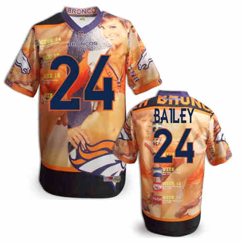 New Denver Broncos #24 Champ Bailey Team Color NFL Elite Fanatical Version Jerseys New Denver Broncos #24 Champ Bailey Team Color NFL Elite Fanatical Version Jerseys